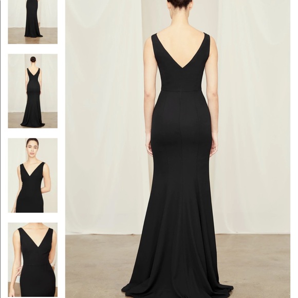 AMSALE Bella Bridesmaids “Sydney” Dress in “Fawn” - Picture 2 of 5